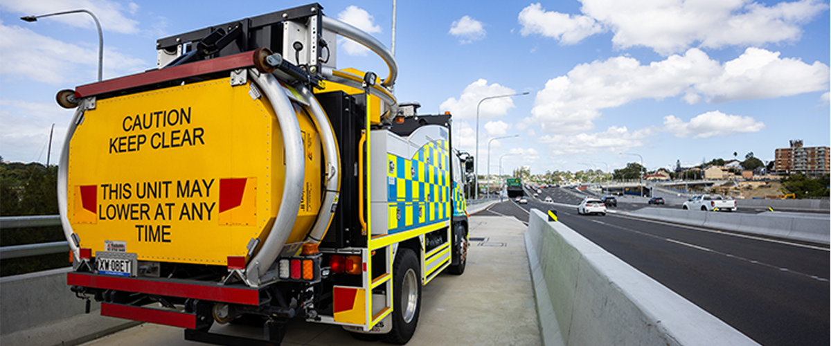 Incident response vehicle.